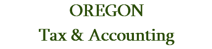OREGON Tax & Accounting